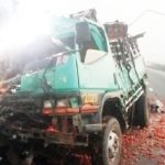 The accident scene