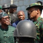 Altercation between the FCT Minister, Nyesom Wike and a military officer.