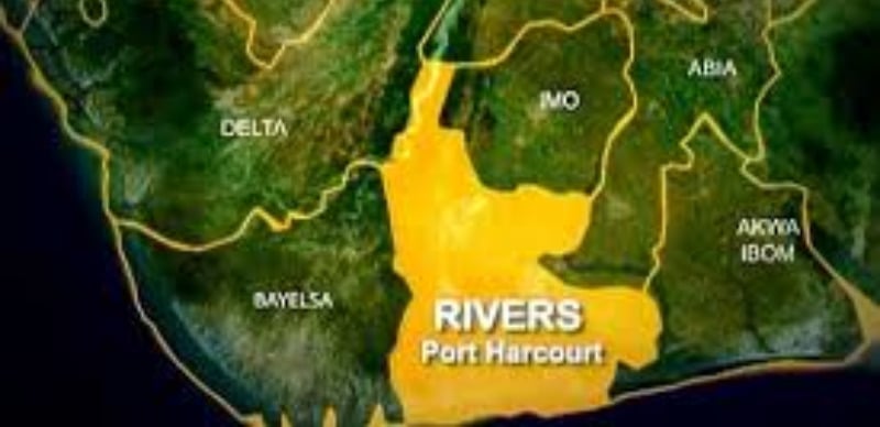 Rivers state map